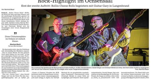 Rock-Highlight im Ochsensaal